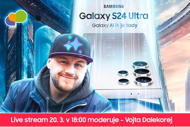 Vyhrajte obměnu na Galaxy S24 zdarma, připojte se zítra na live stream o Galaxy AI