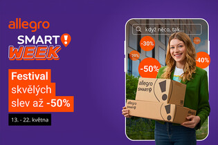 Allegro přichází s akcí Smart! Week, nabídne slevy až 50 %