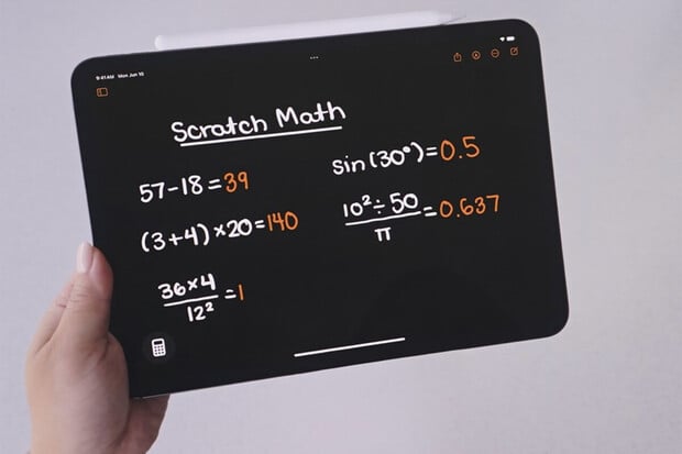 Nejnovější iPadOS 18 přináší... pořádně divokou kalkulačku!