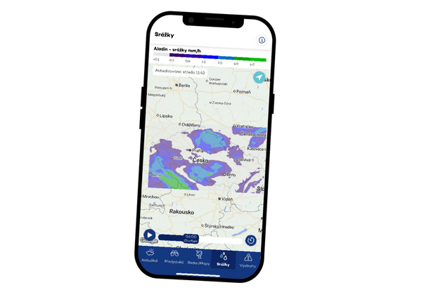 Nesmí chybět v žádném mobilu, ČHMÚ vydává novou appku pro předpověď počasí