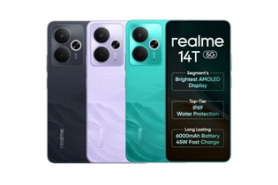 Realme 14T je prachotěsné, nevadí mu voda a nadchne velkou baterií