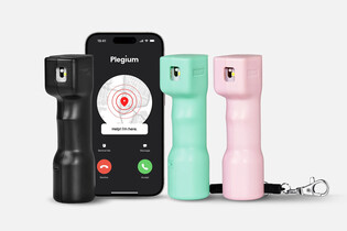 Pepřový sprej Pelegium smart odešle nouzovou SMS a označí útočníka UV barvivem 