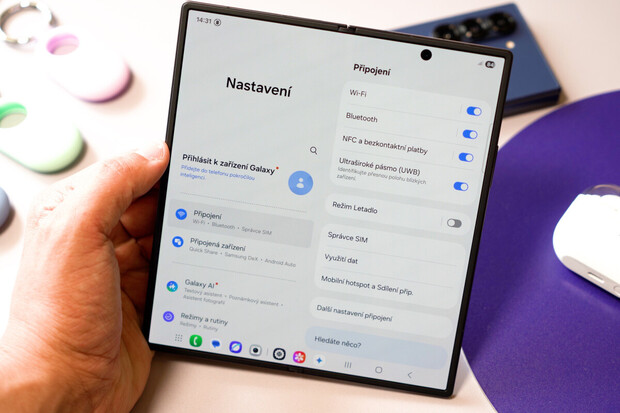 Galaxy Z Fold7 nedostal větší kapacitu baterie a Samsung prozradil důvod