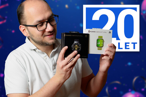 Vyhrajte hned dvoje chytré hodinky Huawei v rámci oslav serveru mobilenet.cz