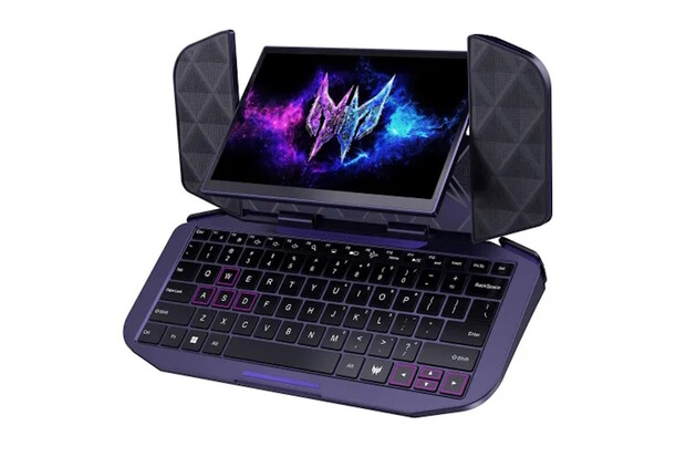 Acer ve svém konceptu kombinuje notebook a herní handheld