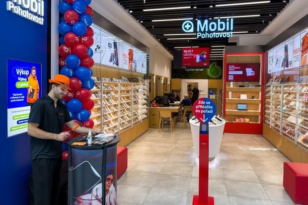 Na Chodově vznikla nová společná prodejna Vodafonu a Mobil Pohotovosti