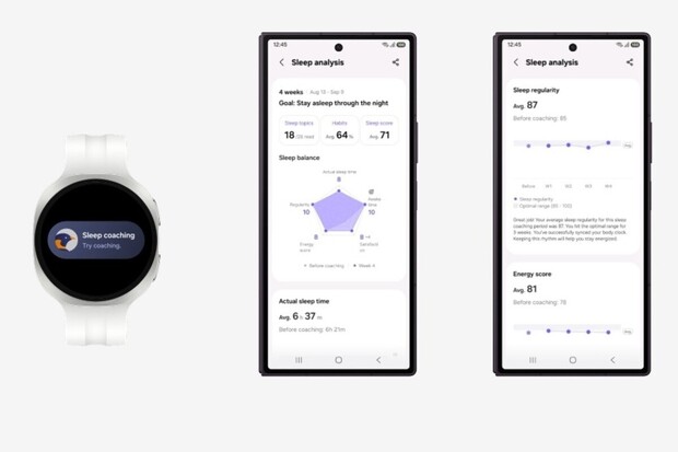 Samsung Health dostává velkou aktualizaci. Vylepšuje sledování spánku i běhu