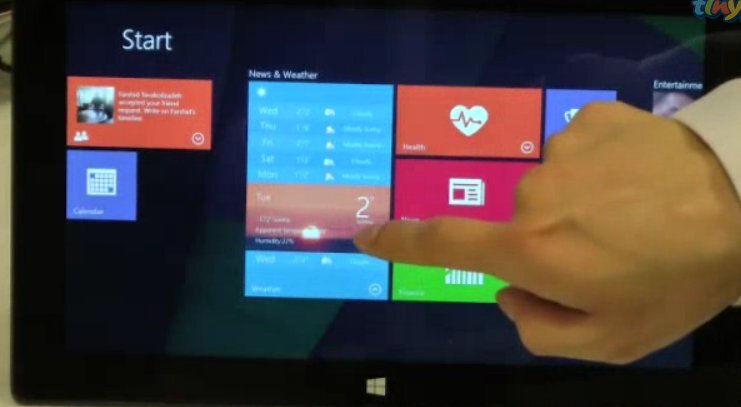 Interaktivní dlaždice ve Windows 