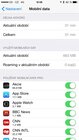 iOS - nastavení roamingu