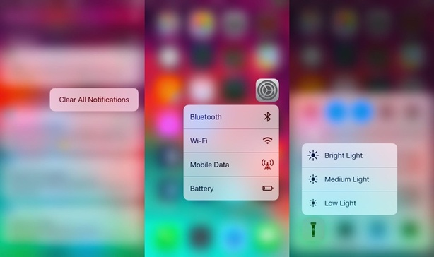iOS 10 – 3D Touch