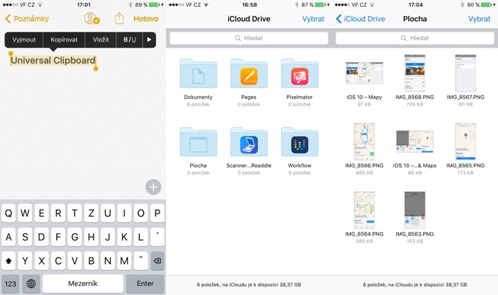 iOS 10 – macOS Sierra