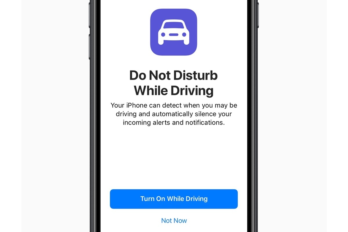 iOS 11 driving