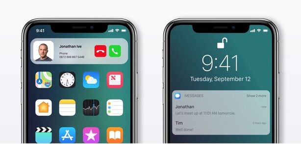 iOS 12 concept