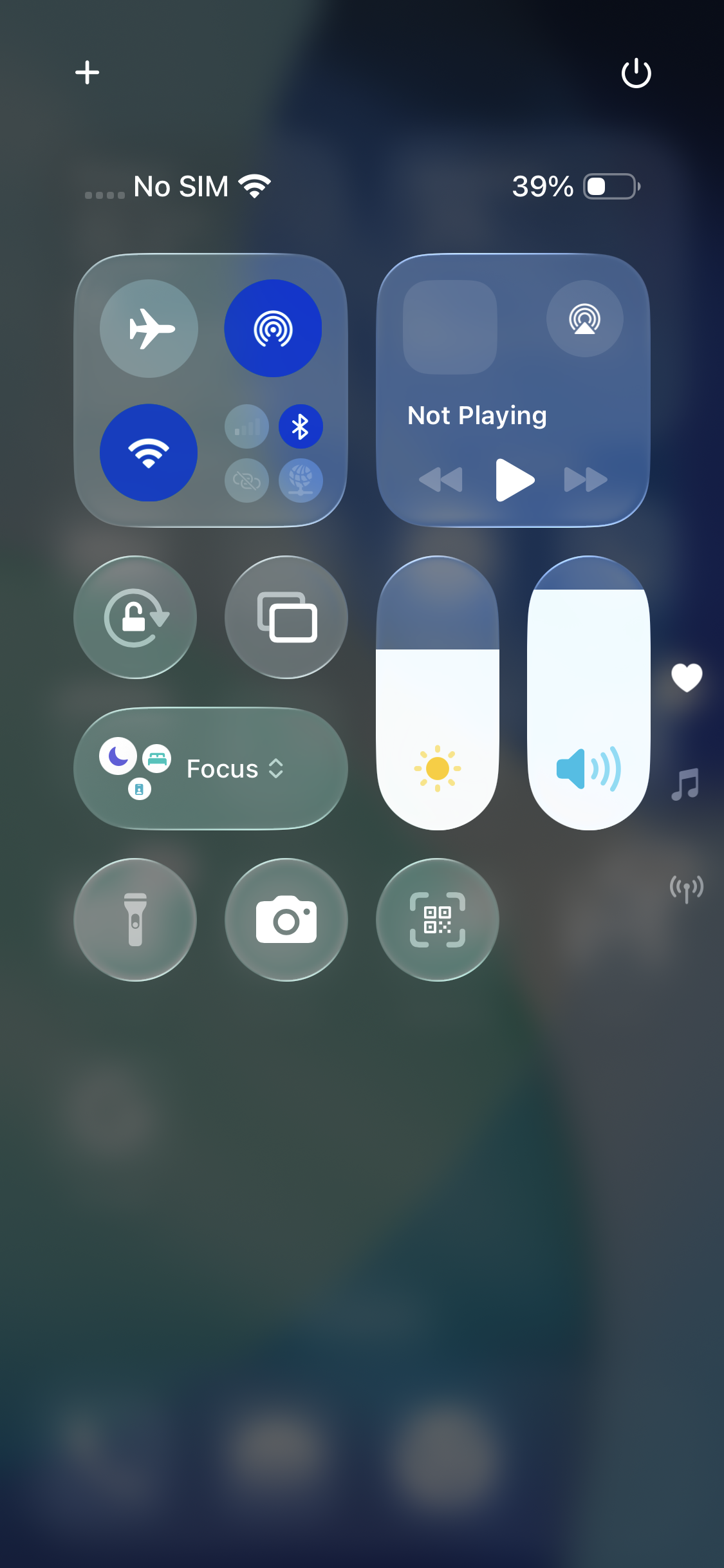 iOS 26 - Ovládací centrum