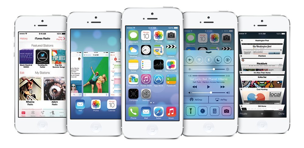 iOS 7 na Apple iPhone 5