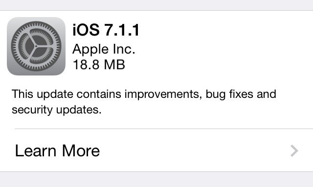 iOS 7.1.1