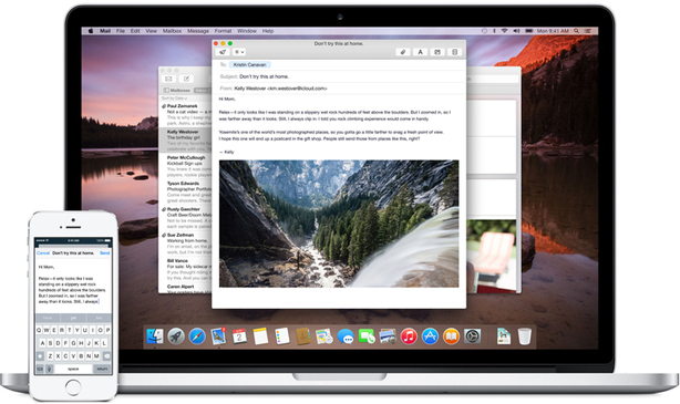 iOS 8 a Yosemite