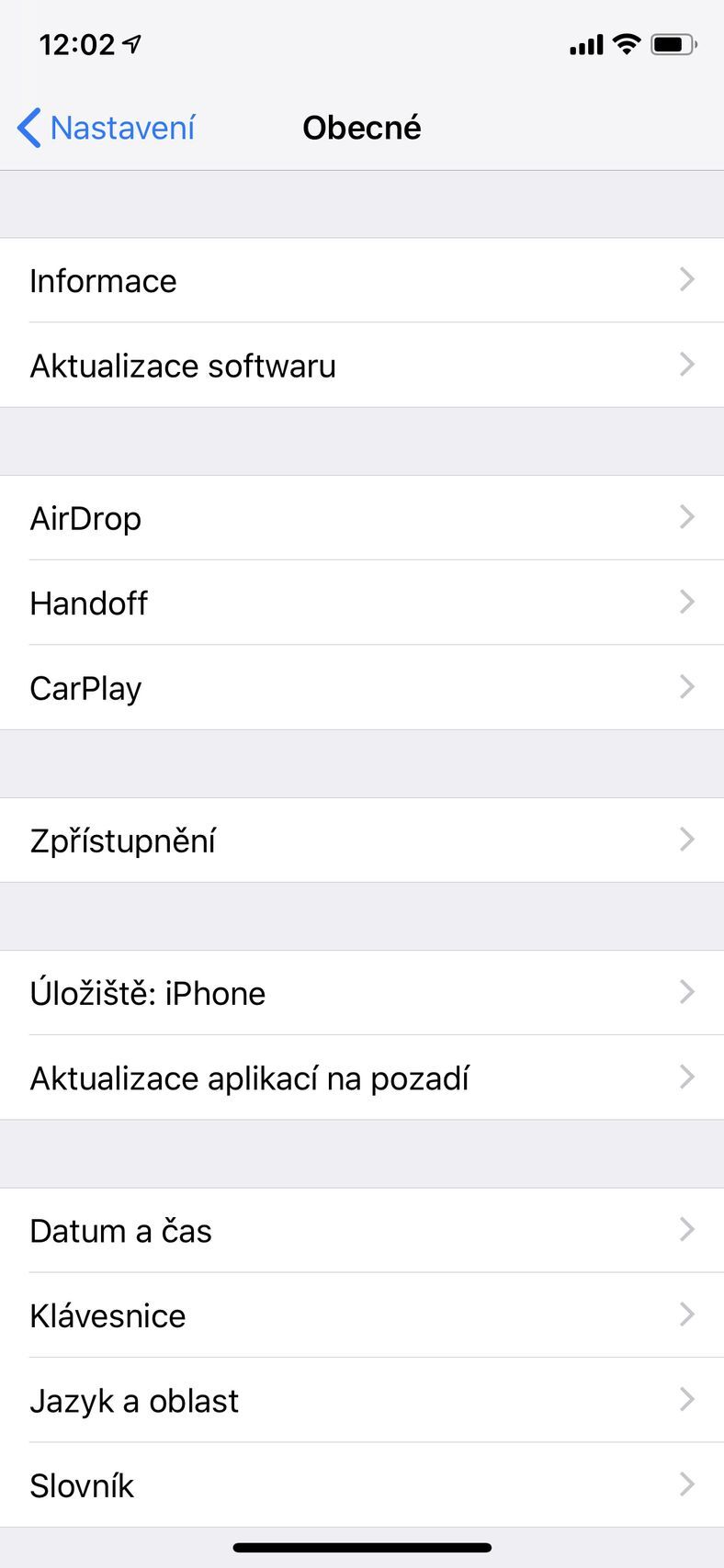 iOS animace