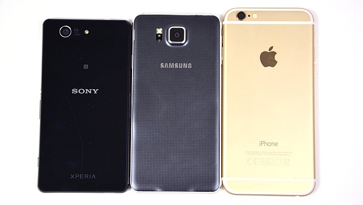 iPhone 6, Galaxy Alpha a Xperia Z3 Compact