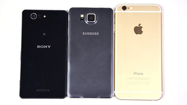 iPhone 6, Galaxy Alpha a Xperia Z3 Compact