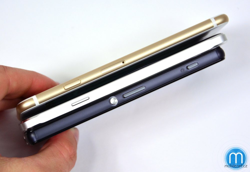 iPhone 6, Galaxy Alpha a Xperia Z3 Compact