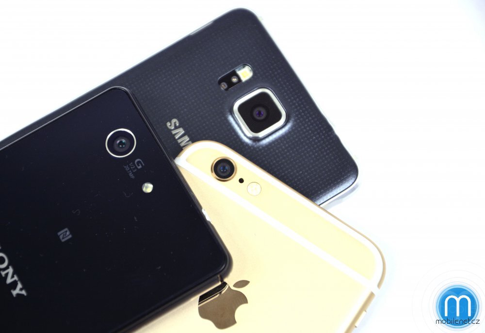 iPhone 6, Galaxy Alpha a Xperia Z3 Compact
