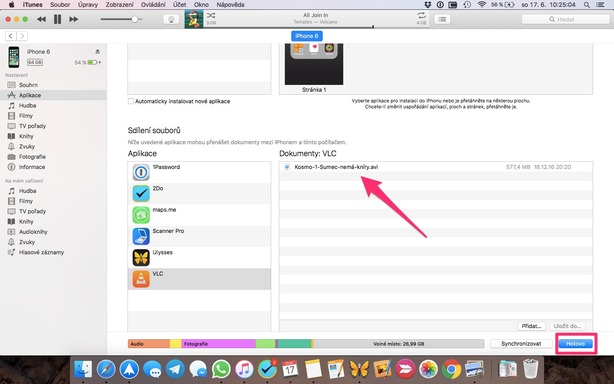 iTunes – výběr filmu
