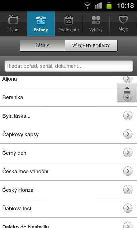iVysílání pro Android