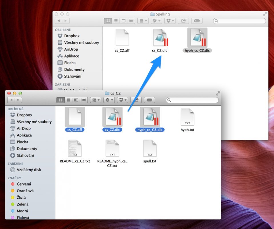 Jak na češtinu v Pages krok 6