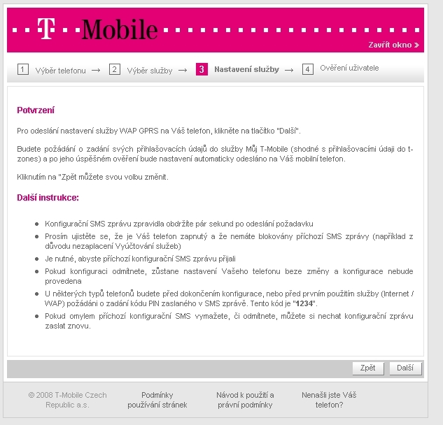 Jak správně nastavit MMS, WAP, internet a e-mail