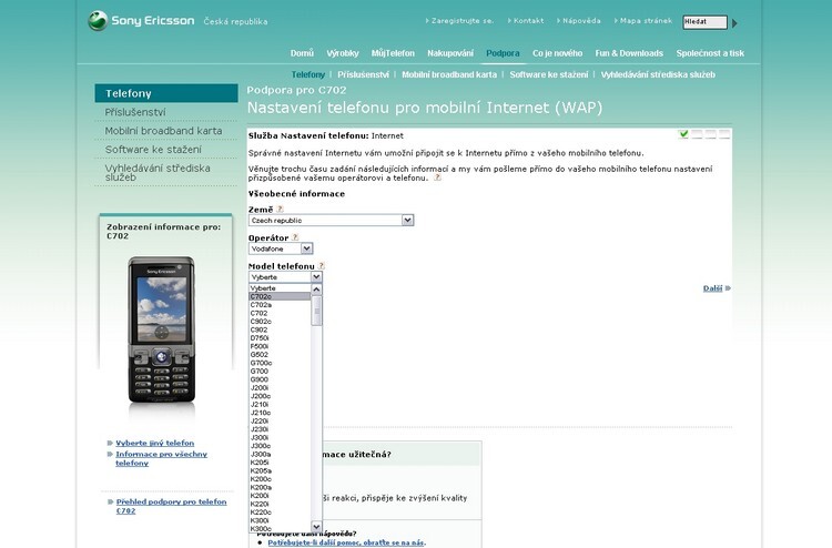 Jak správně nastavit MMS, WAP, internet a e-mail