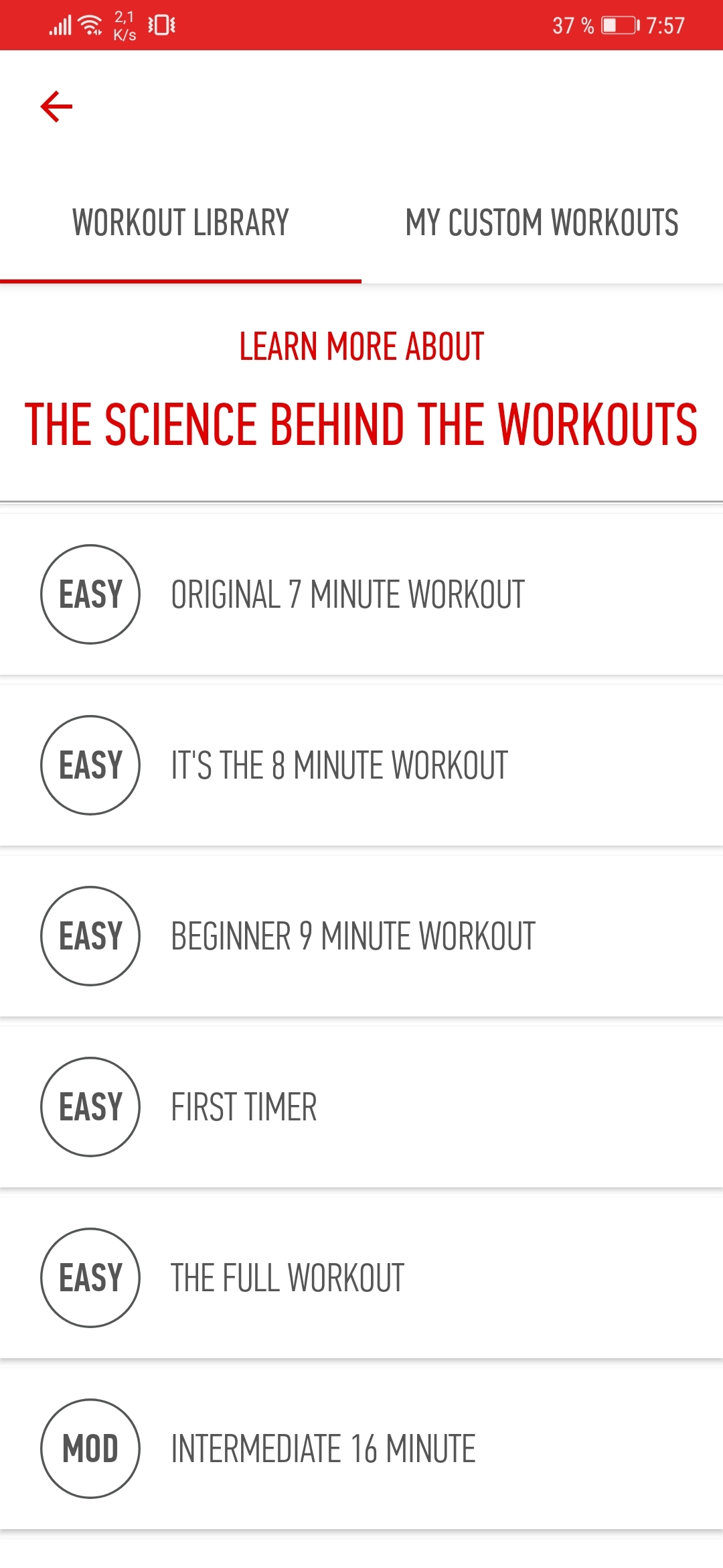 J&J Official 7 Minute Workout