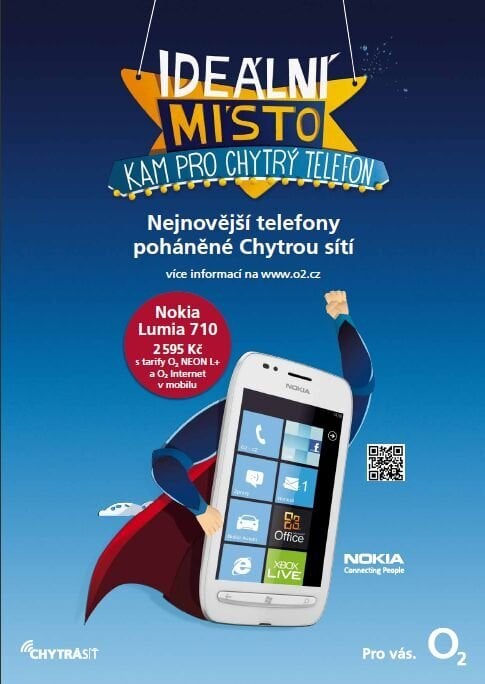 K tarifu O2 Neon L+ s Internetem v mobilu získáte levnější Nokii Lumia 710