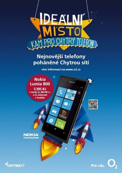 K tarifu O2 Neon L+ s Internetem v mobilu získáte levnější Nokii Lumia 800