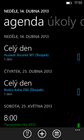 Kalendář ve WP 8