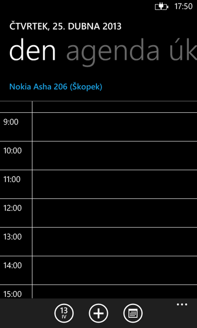 Kalendář ve WP 8