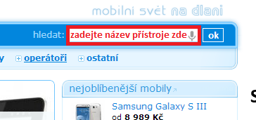 Katalog vyhledávání