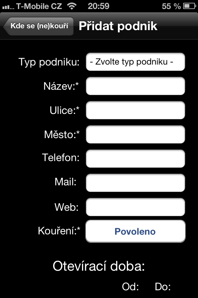 Kde se (ne)kouří