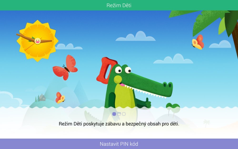 Kids Mode na Galaxy Tab S