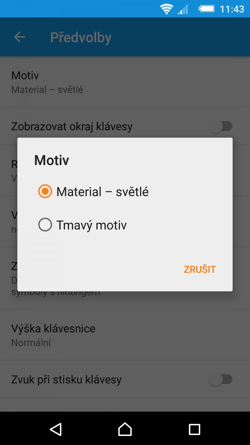 Klávesnice Google