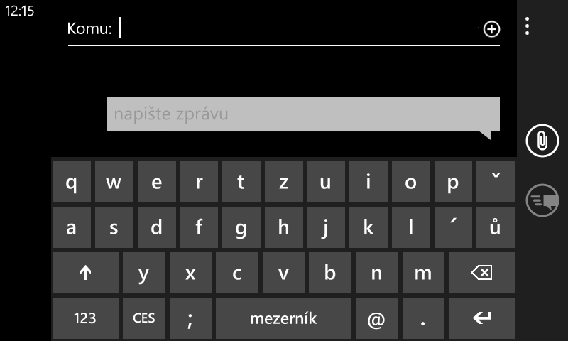 Klávesnice na šířku