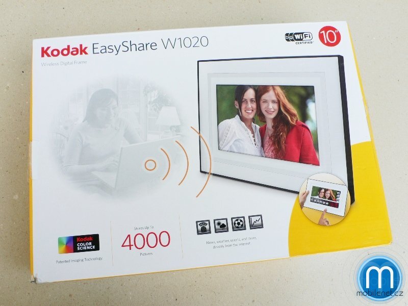 Kodak EasyShare W1020: digitální fotorámeček s Wi-Fi