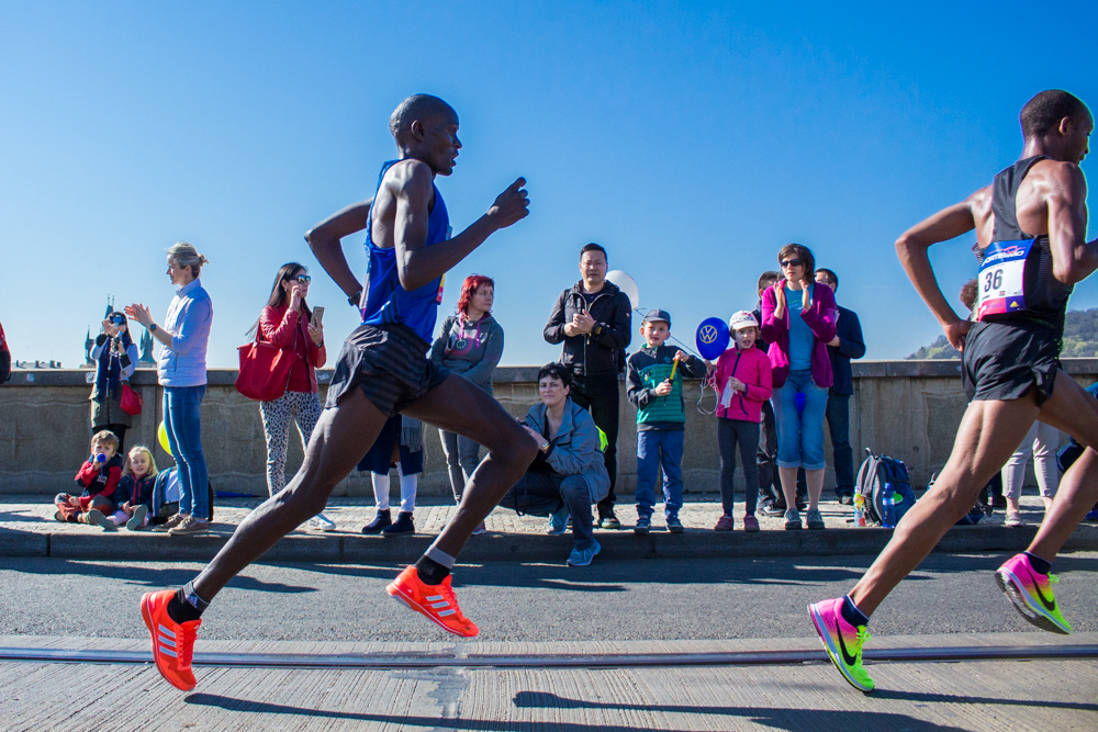 Krátký čas (1/2500 s) – zmražený pohyb