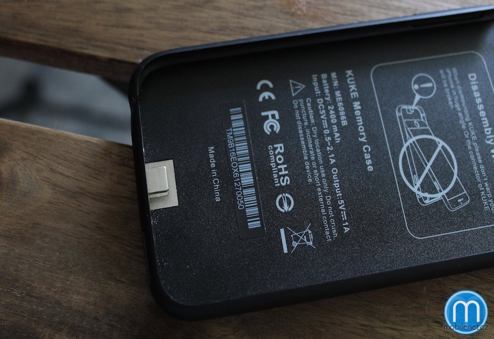 KUKE nabíjecí pouzdro pro iPhone 6s