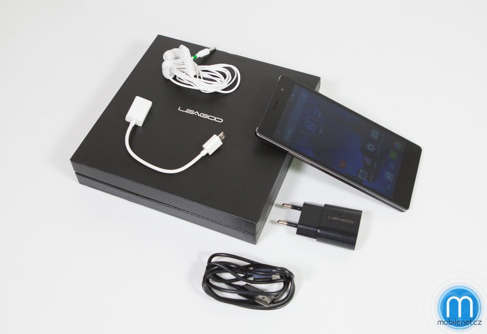 Leagoo Elite 2- obsah balení