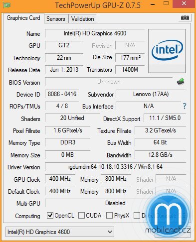 Lenovo IdeaPad Y510p