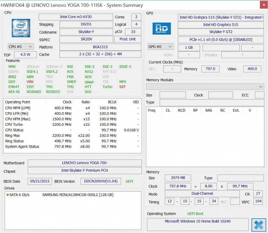 Lenovo IdeaPad Yoga 700 11\"