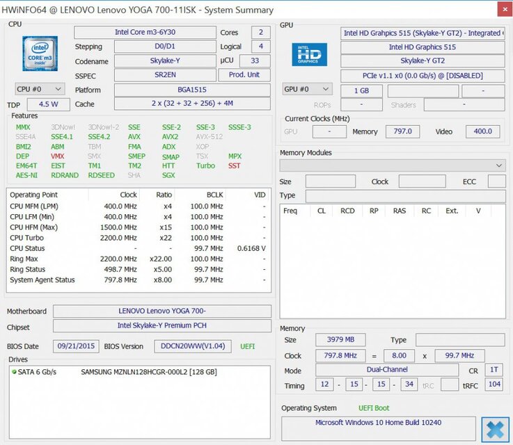 Lenovo IdeaPad Yoga 700 11\"