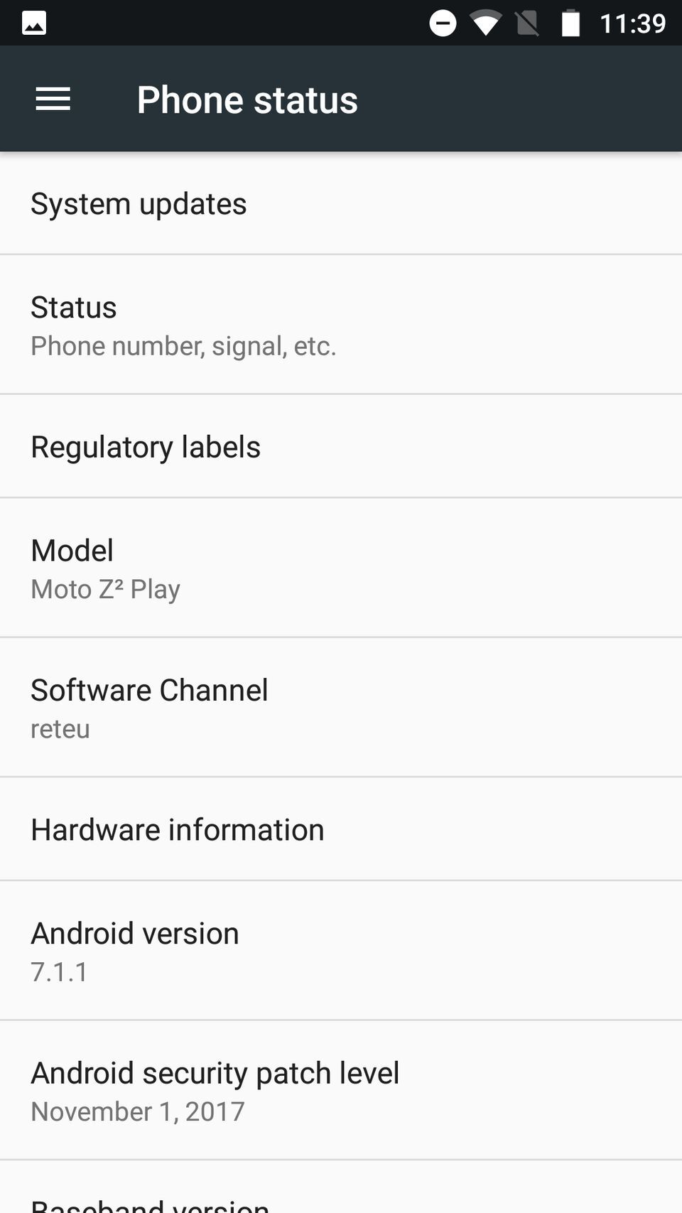 Lenovo Moto Z2 Play
