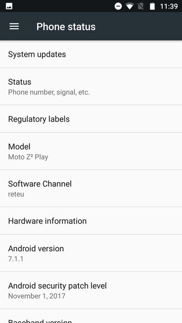 Lenovo Moto Z2 Play